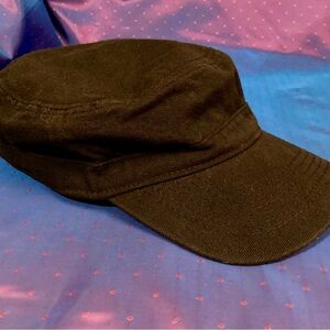 Classic Black Cadet Style Cap